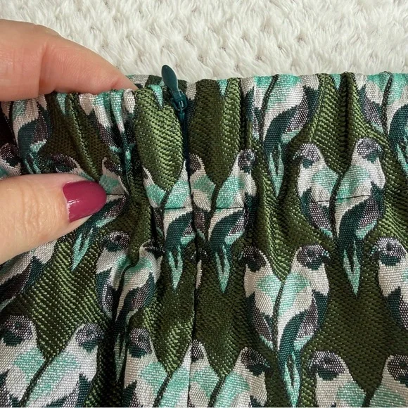 Maje parrot jacquard skort sz40